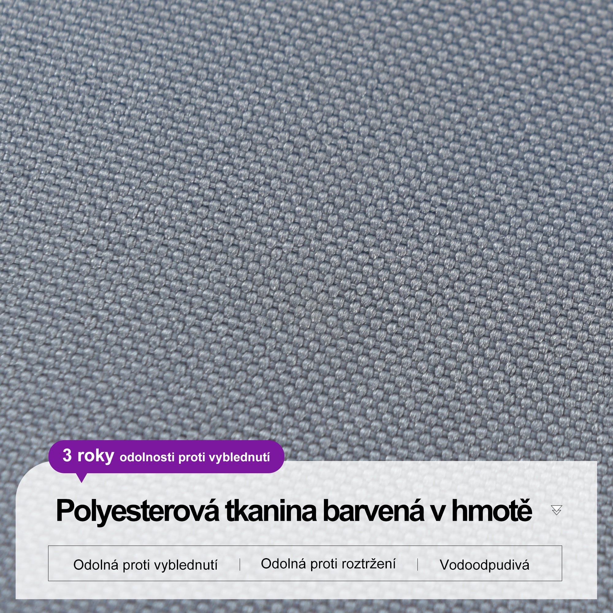 PURPLE LEAF Velký kulatý výkyvný zahradní slunečník, otočný 360° s nožním pedálem a křížovým stojanem, na terasu a balkon